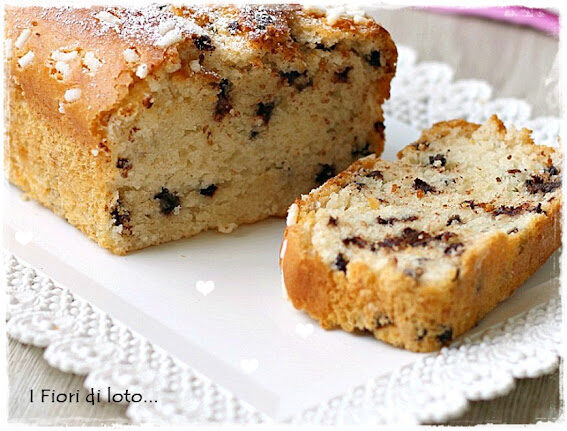 Plumcake con gocce di cioccolato (senza burro)