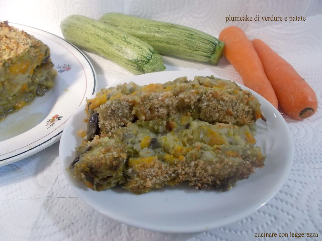 Plumcake di verdure e patate