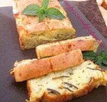 Plumcake salato con melanzane e fontina