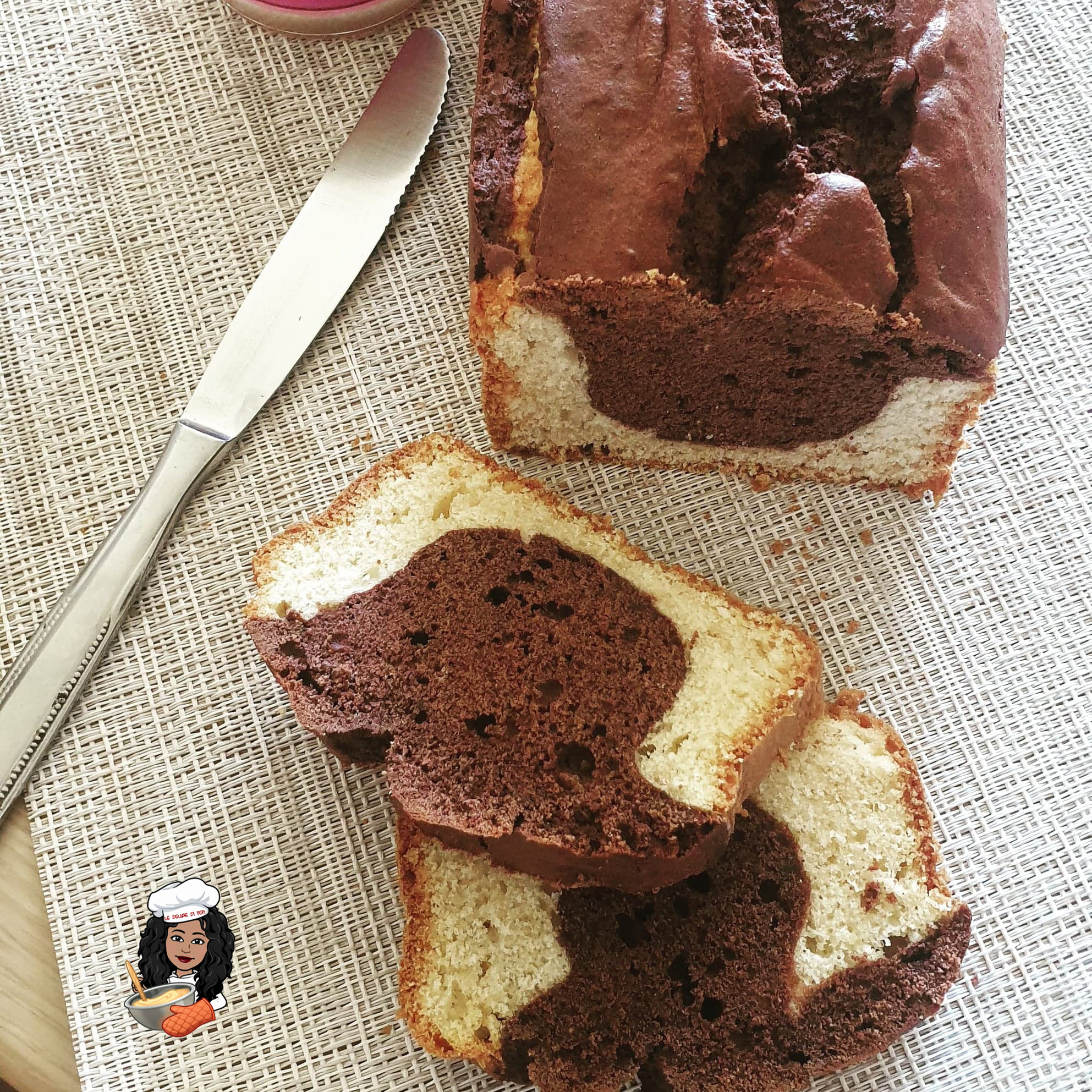 Plumcake vaniglia e cacao