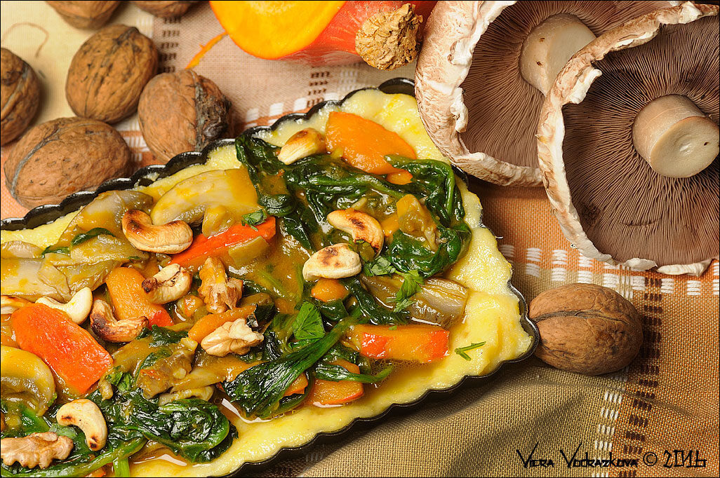 Polenta tart trionfo d’autunno