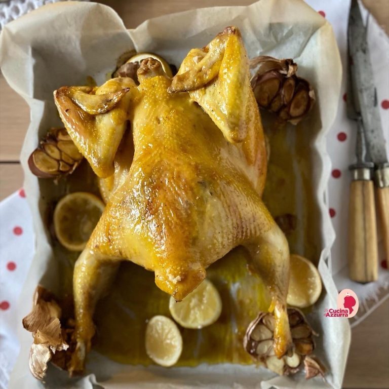 Pollo aglio e limone