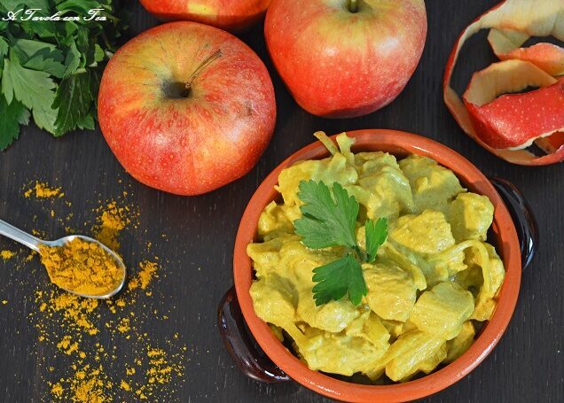 Pollo al curry con mele
