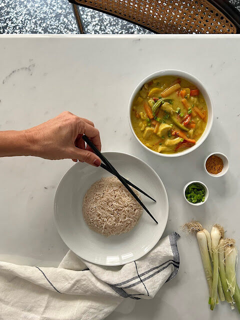 Pollo al curry verde thai, l’oriente in tavola