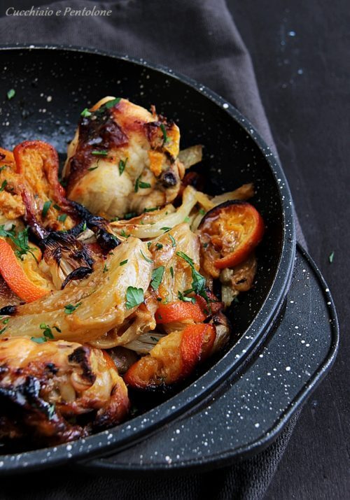 Pollo alle clementine e finocchi di yotam ottolenghi