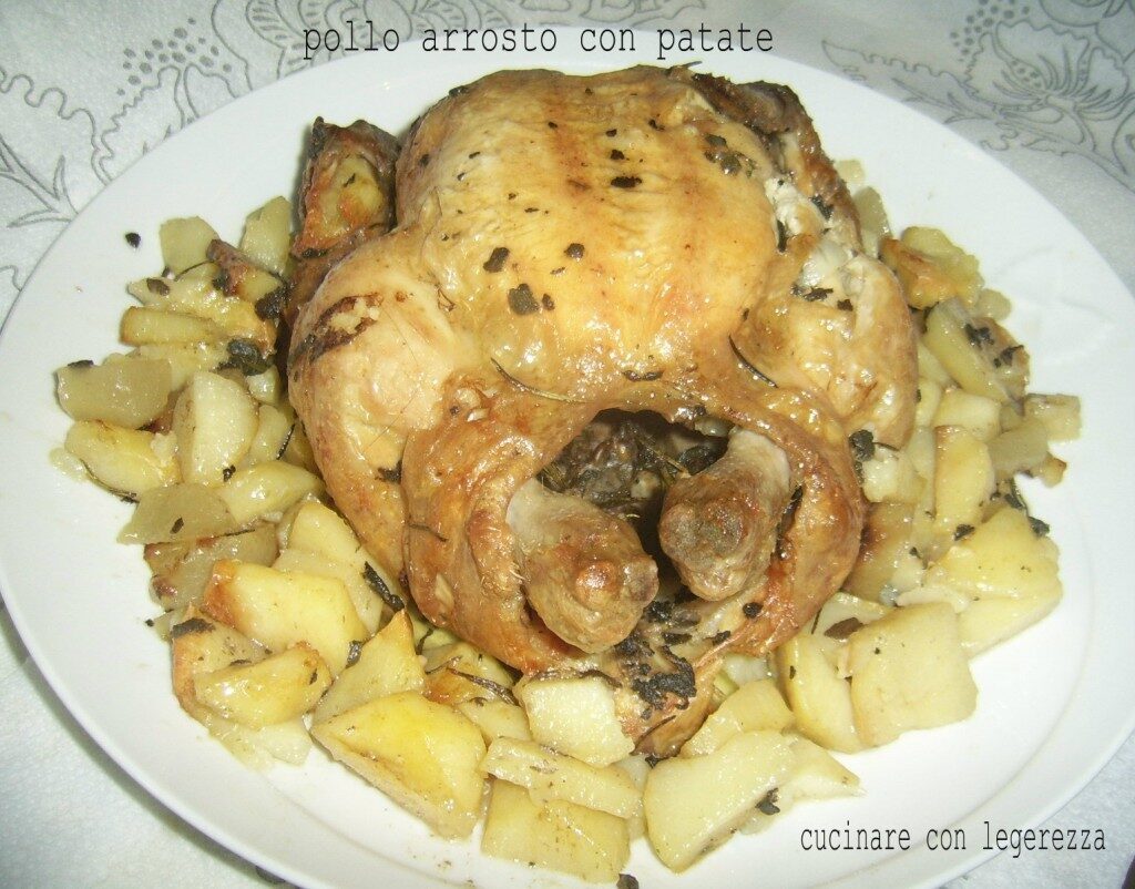 Pollo arrosto con patate