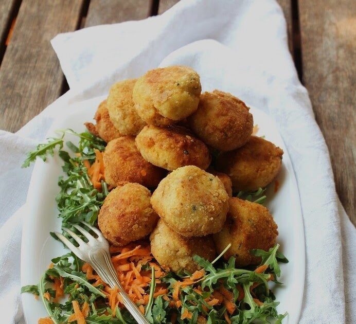 Polpette 3p (peperoni arrostiti, patate e parmigiano)