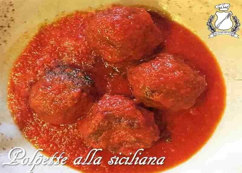 Polpette al sugo alla siciliana