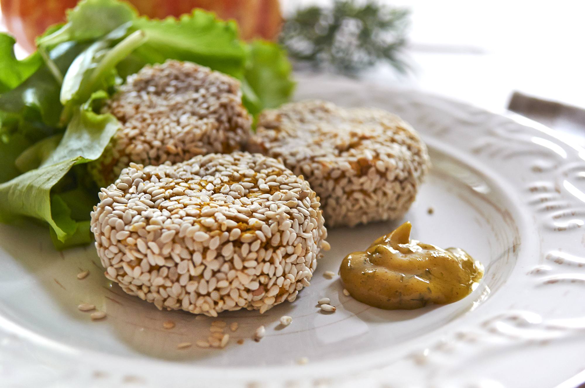 Polpette alla zucca e ceci