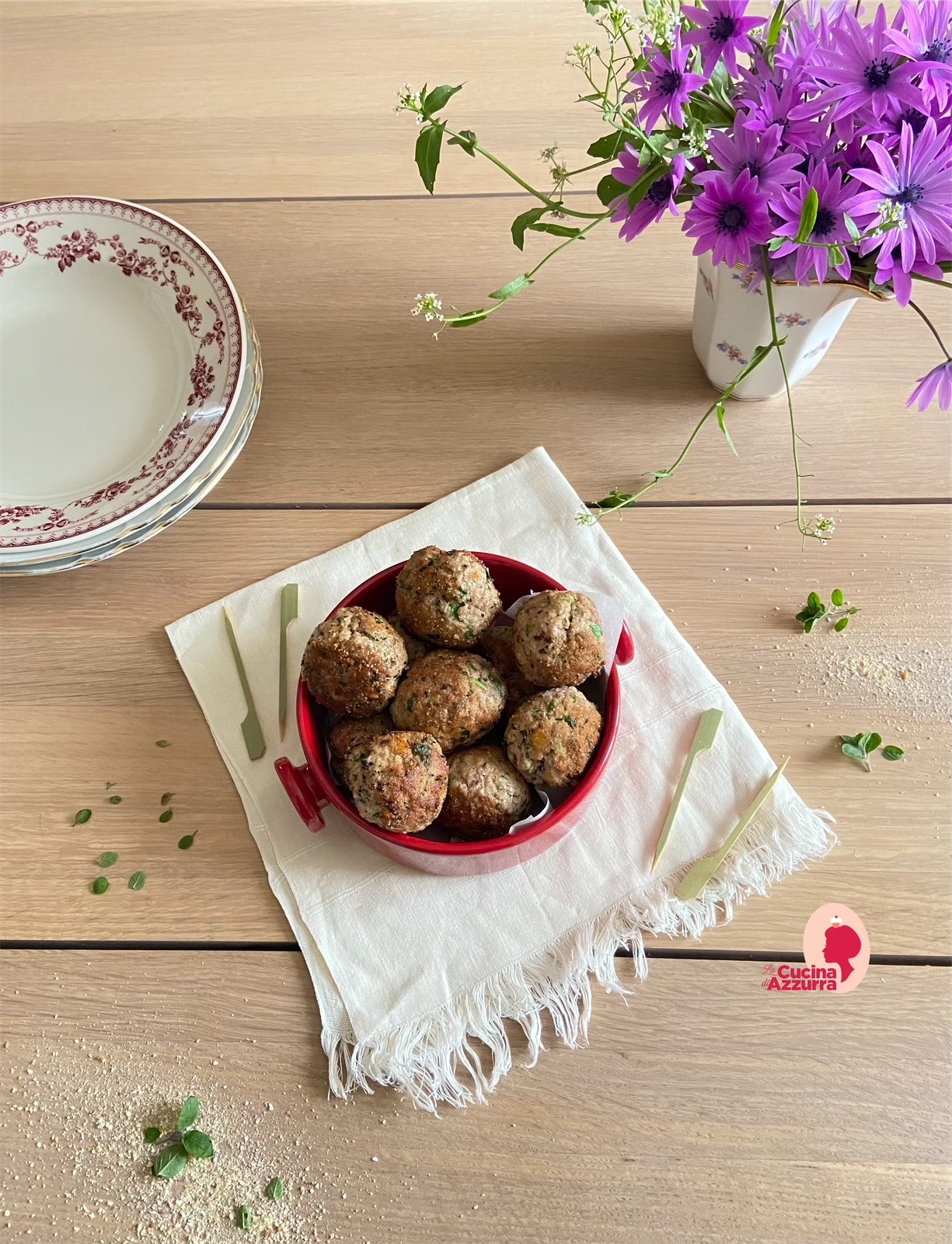 Polpette di carne con cracker