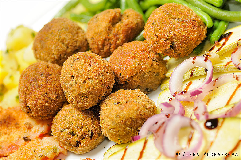 Polpette di melanzane fritte