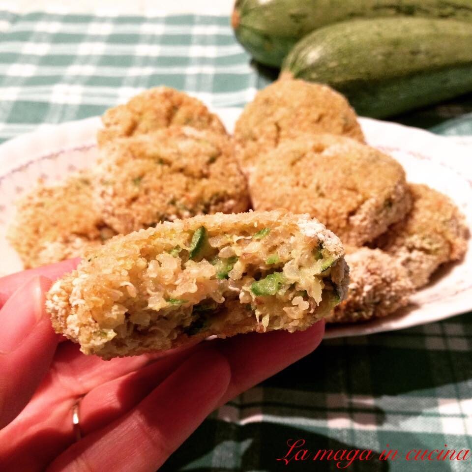Polpette di quinoa e zucchine senza glutine