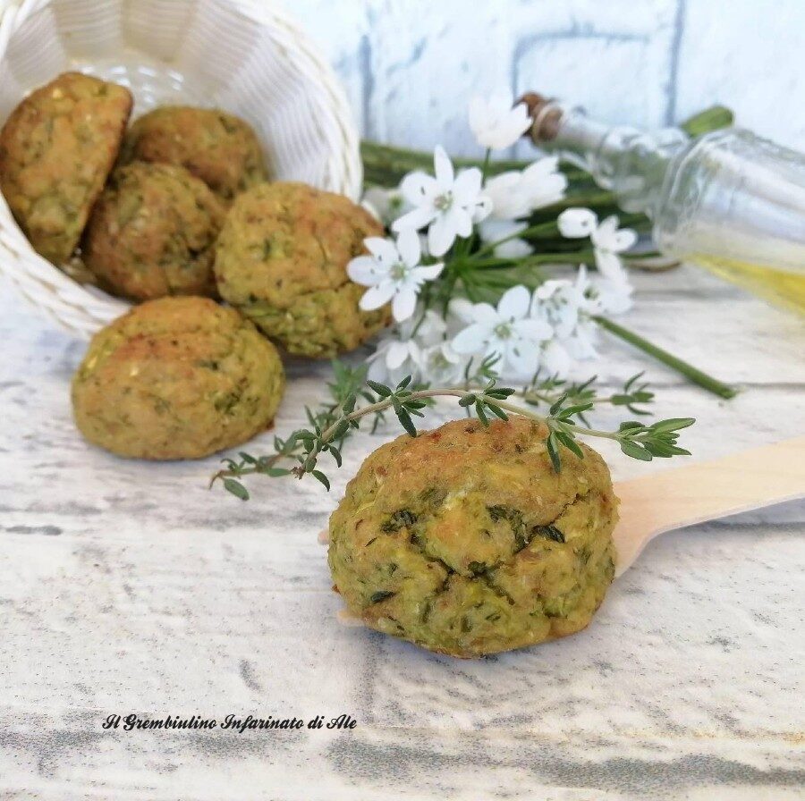 Polpette di zucchine al forno