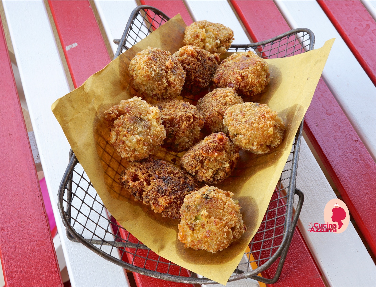 Polpette di zucchine filanti