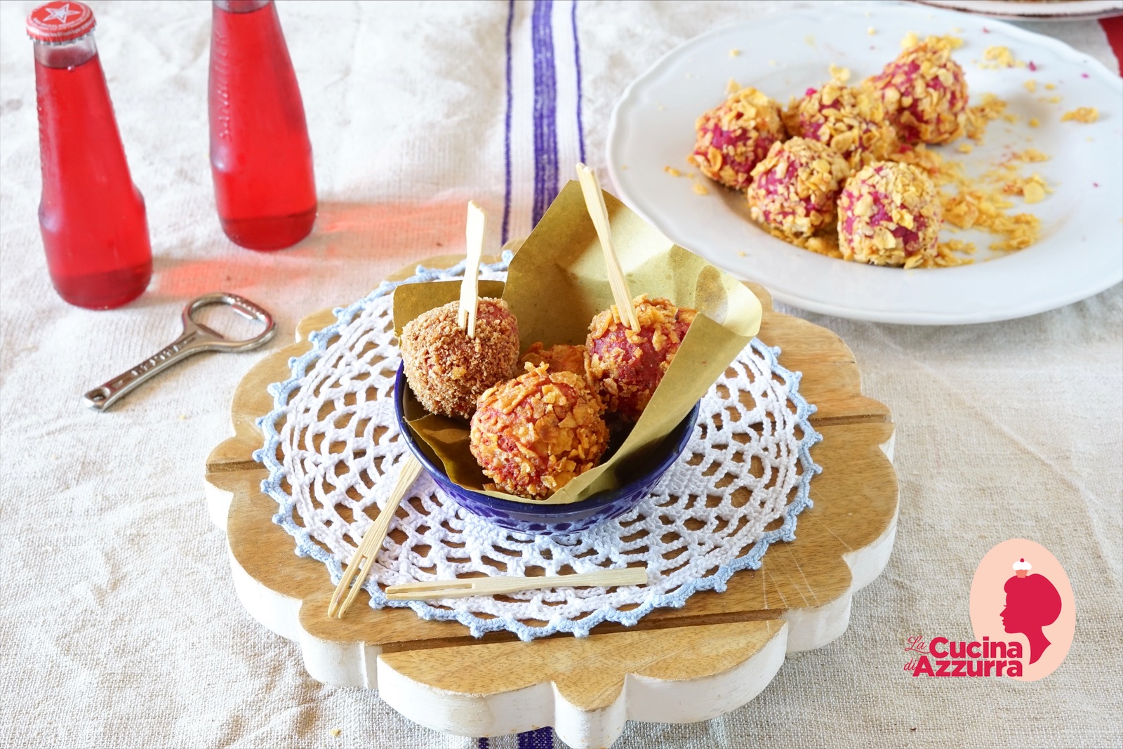 Polpette rosa di baccalà croccanti e… w italia!