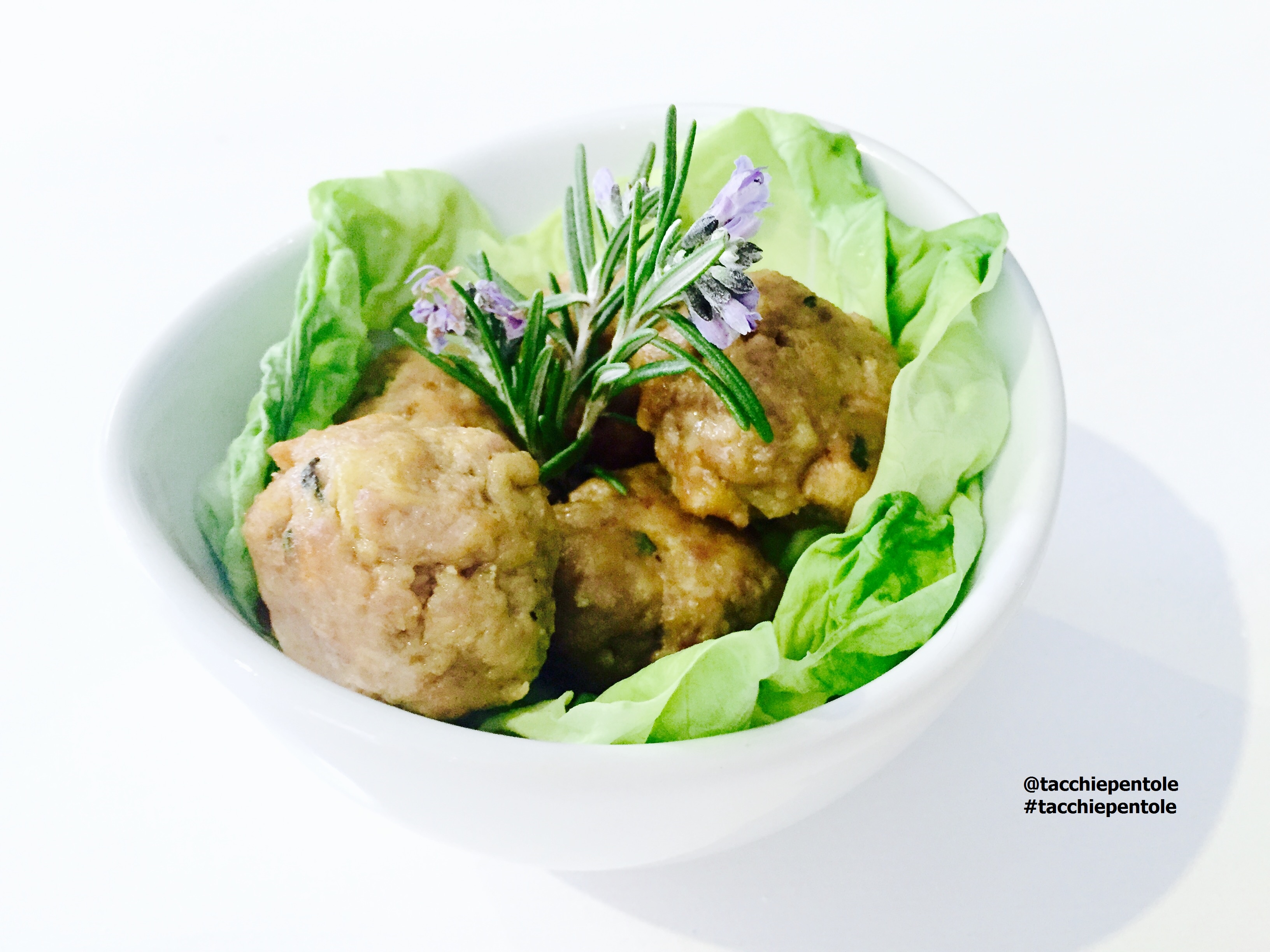 Polpettine di pollo al rosmarino