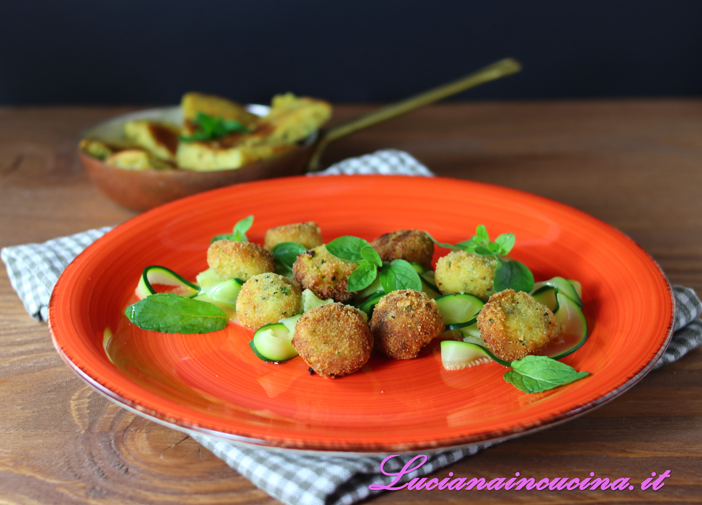 Polpettine di zucchine e mozzarella