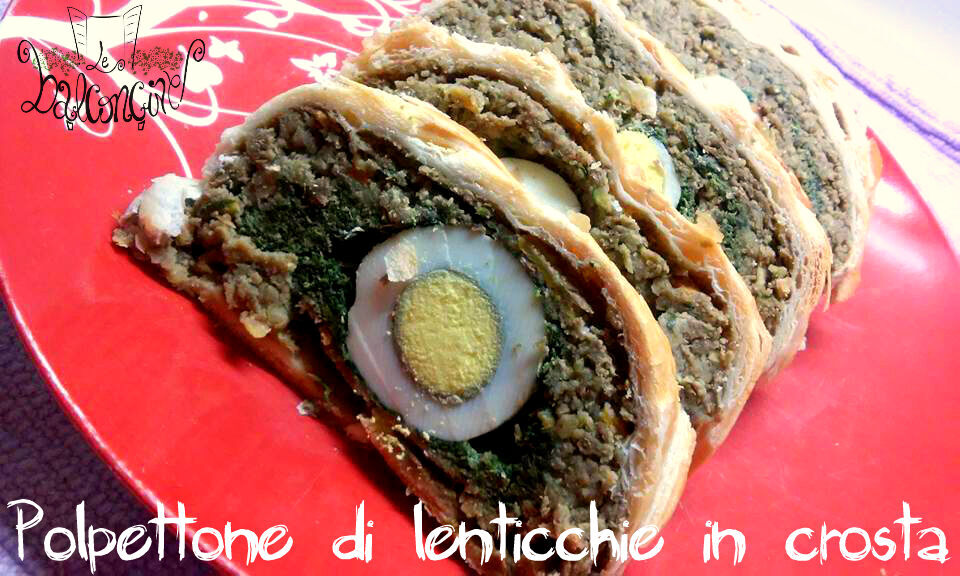 Polpettone di lenticchie in crosta