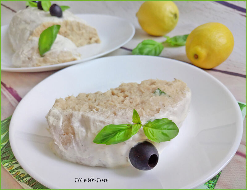 Polpettone freddo di patate e tonno con maionese light