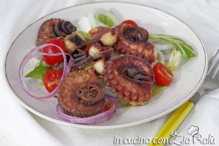 Polpo fritto (arricciato) – ricetta pugliese