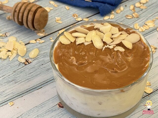 Porridge gusto budino creme caramel