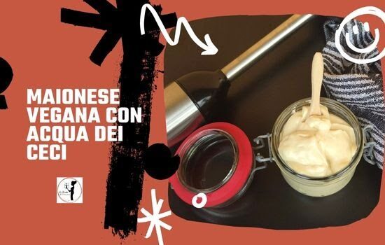 Preparare la maionese vegana con acqua dei ceci in pochi istanti con il frullatore ad immersione