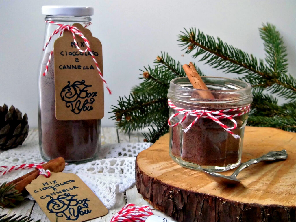 Preparato per cioccolata calda alla cannella