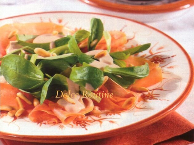 Prosciutto crudo con salsa al balsamico