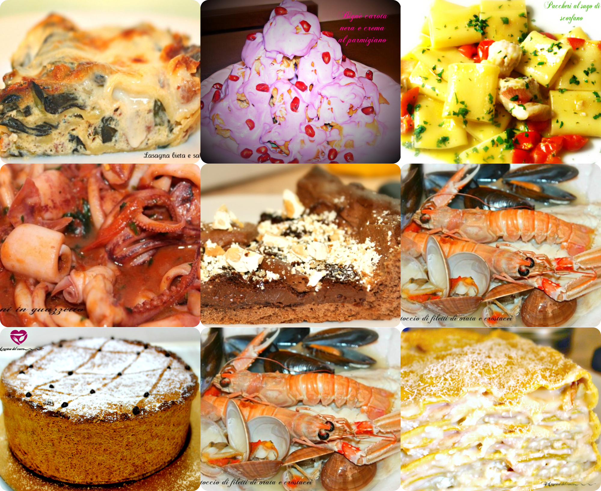 Raccolta ricette vigilia di Capodanno