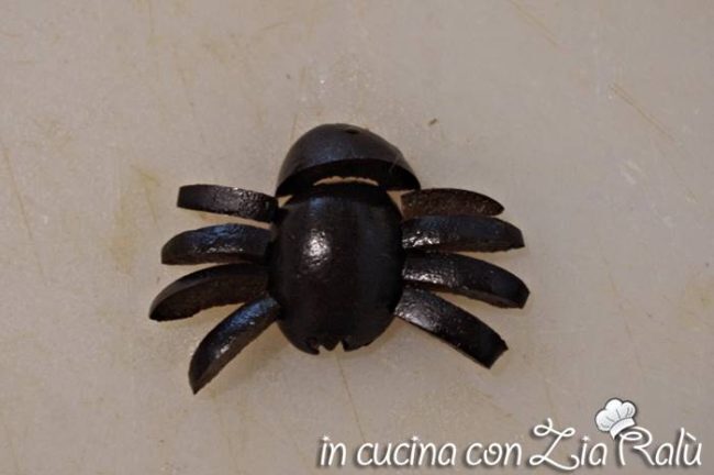 Ragnetti di olive – antipasto halloween – come farli