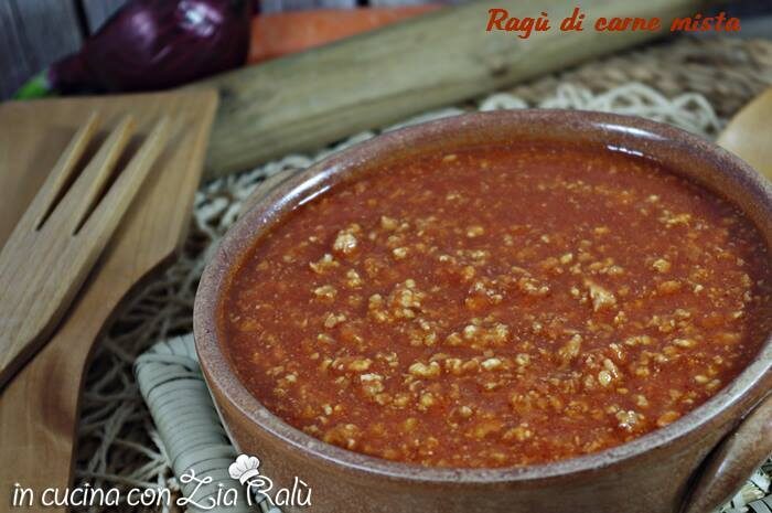 Ragù di carne mista – ricetta della mamma