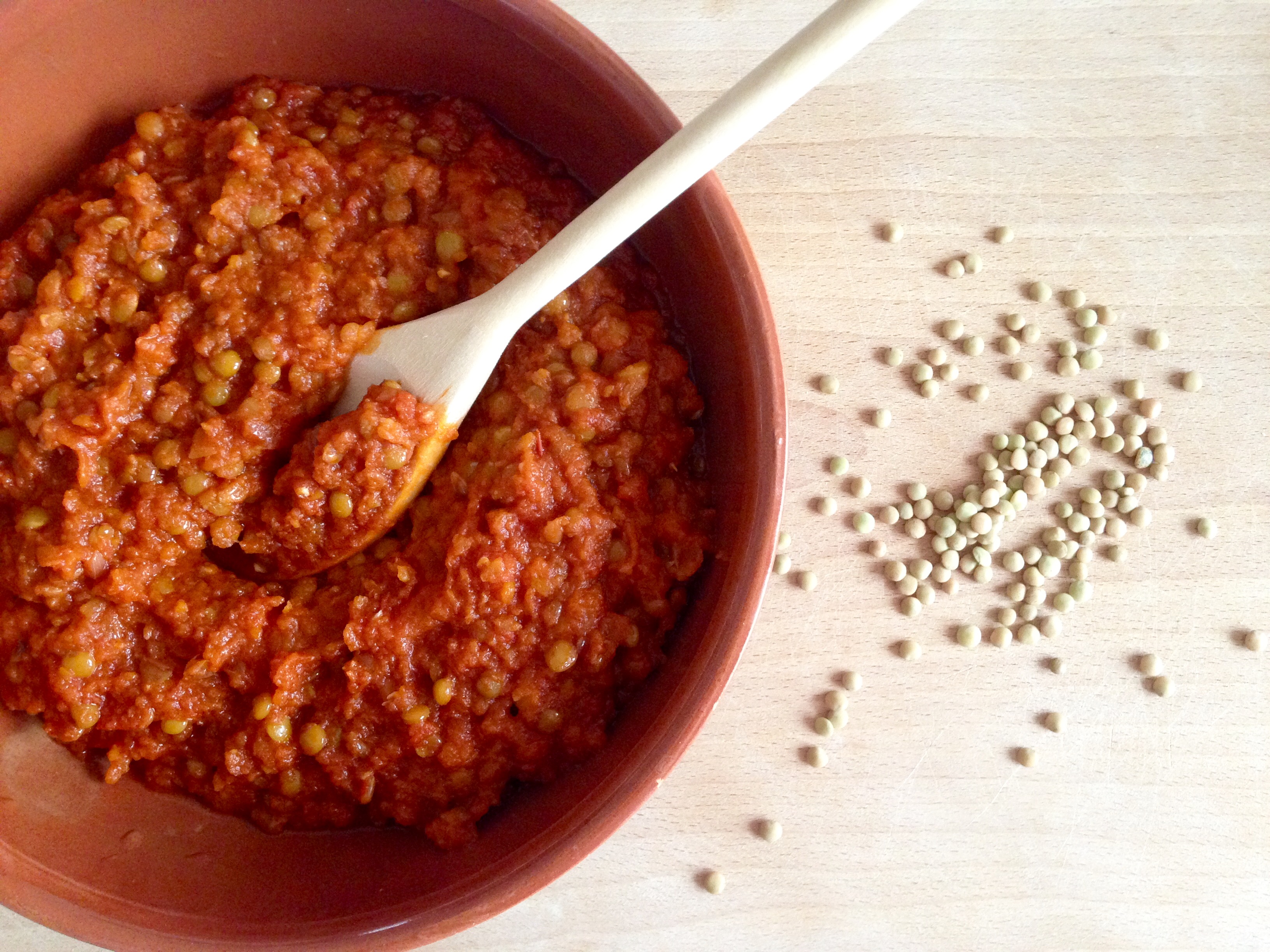 Ragù di lenticchie