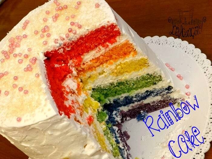 Rainbow cake: una torta allegrissima per il carnevale! 