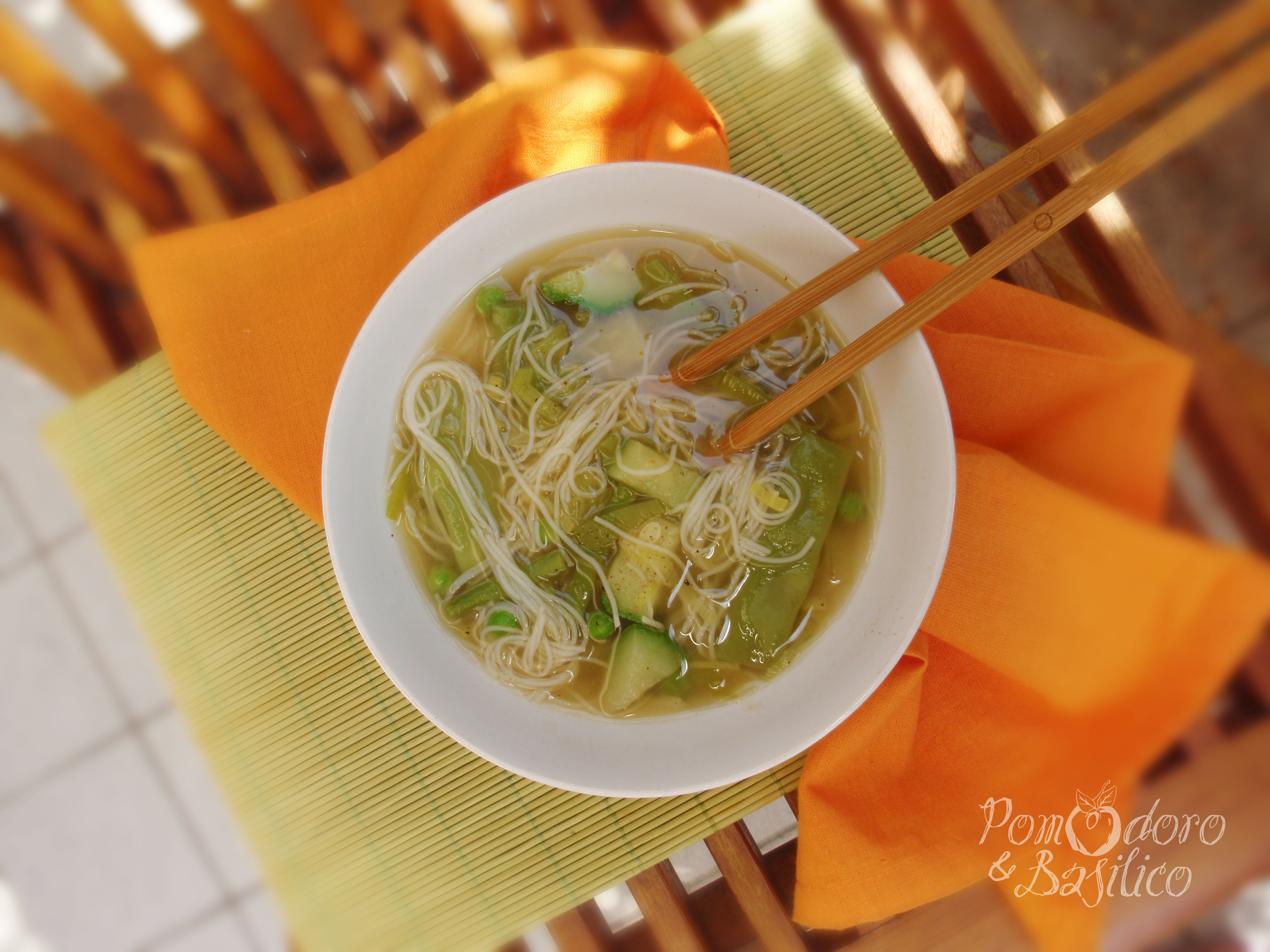 Ramen verde primavera