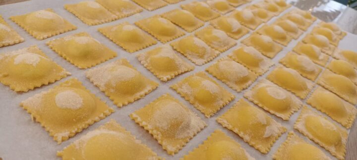Ravioli home made alla gallurese