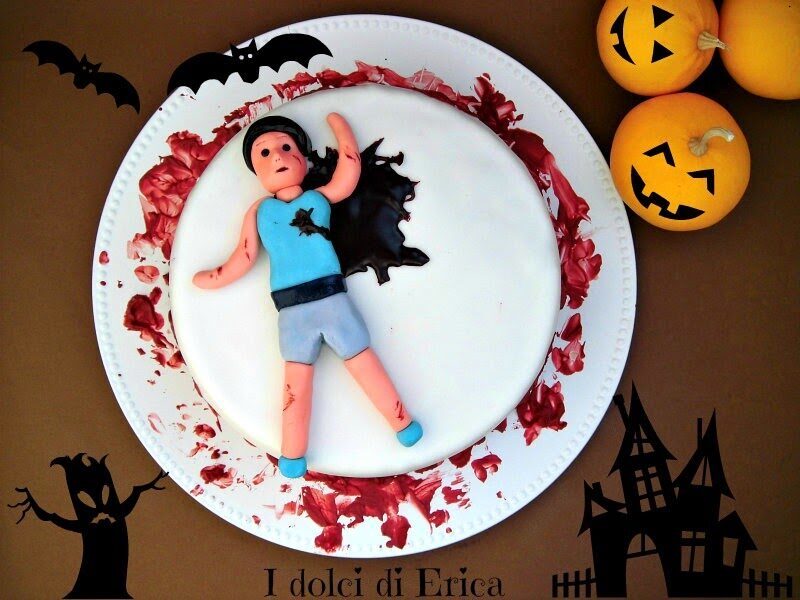 Red velvet cake per halloween!