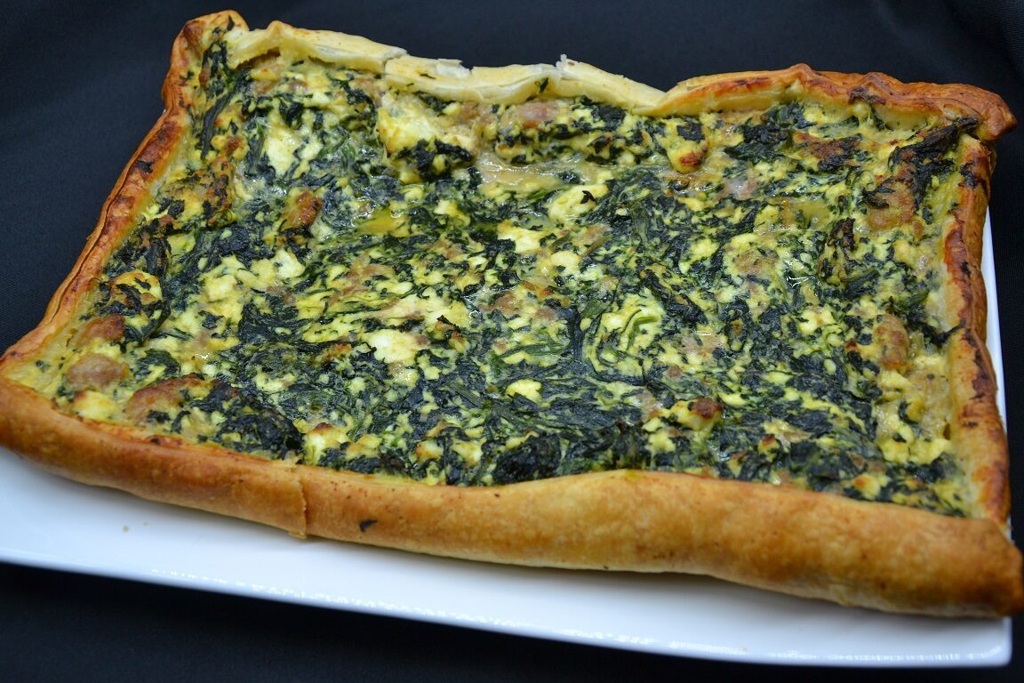 Ricetta – torta salata con spinaci ricotta e salsiccia