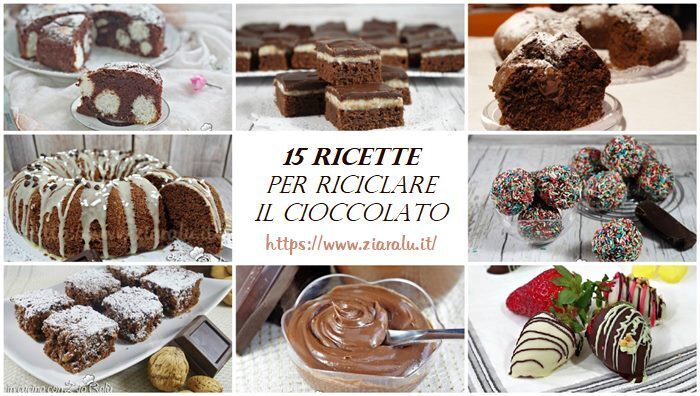 Ricette per riciclare il cioccolato