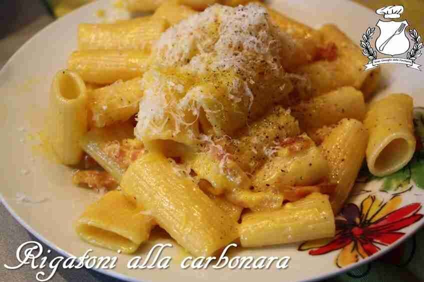 Rigatoni alla carbonara