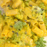 Rigatoni con zucca, broccolo e salsa ai formaggi da la prova del cuoco