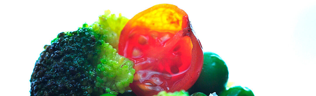 Risi broccoli e piselli con salsa all’aglio