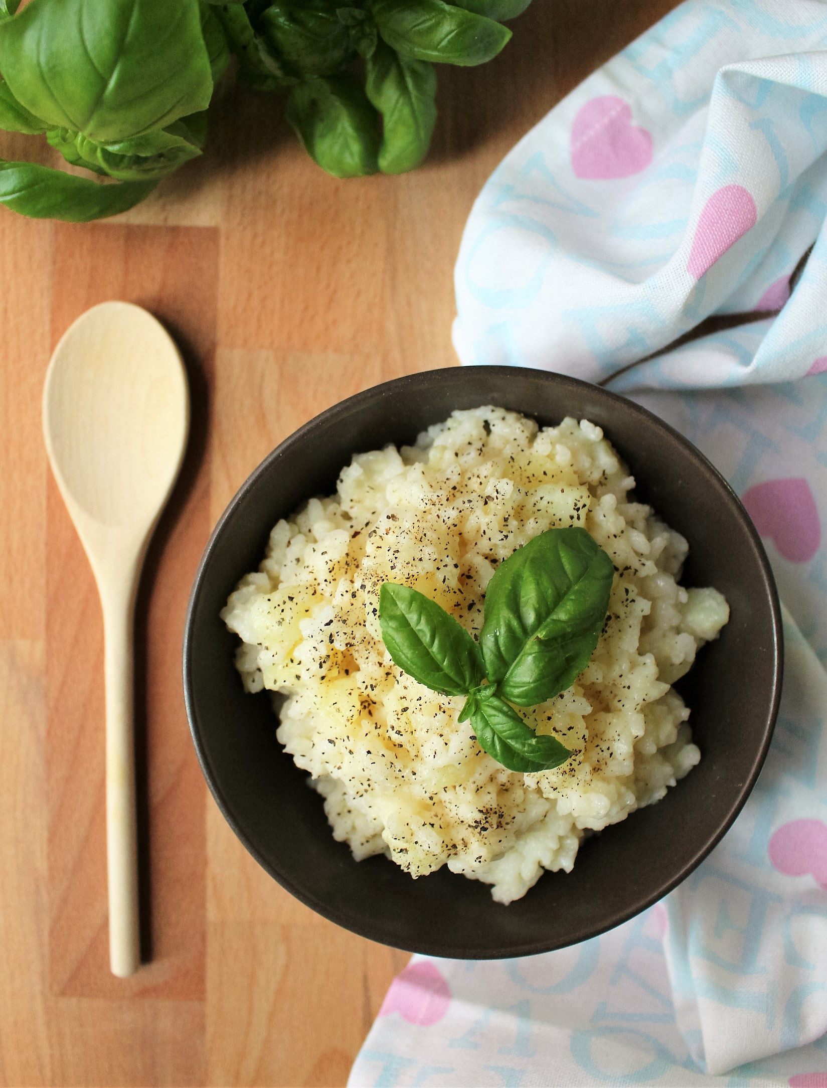 Riso cremoso con patate
