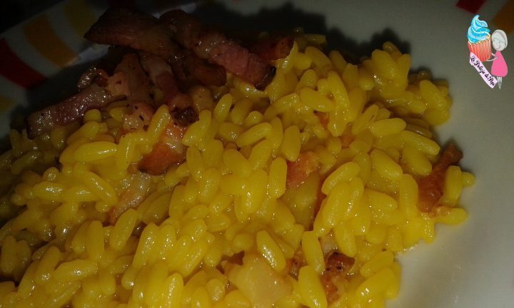Riso pancetta e zafferano