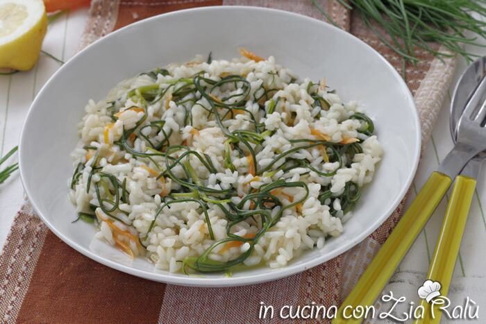 Risotto agli agretti – ricetta light