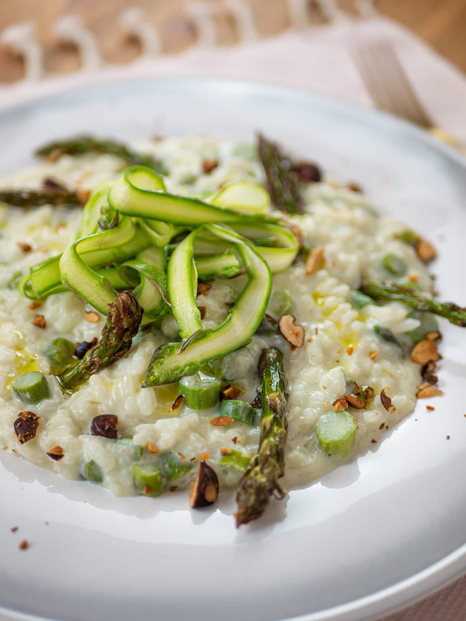 Risotto agli asparagi vegano