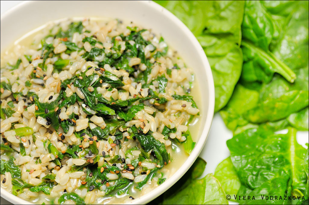 Risotto agli spinaci