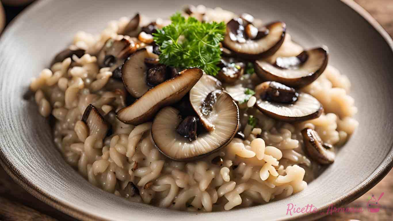 Risotto ai funghi shiitake