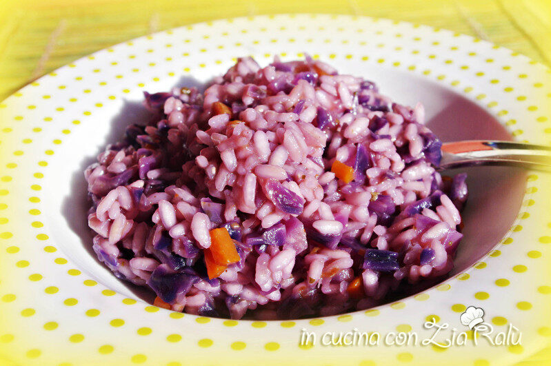 Risotto al cavolo rosso