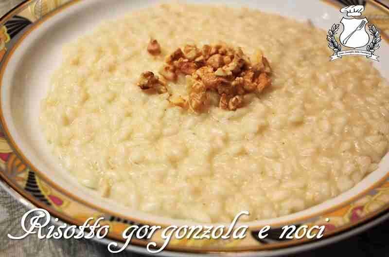 Risotto al gorgonzola e noci
