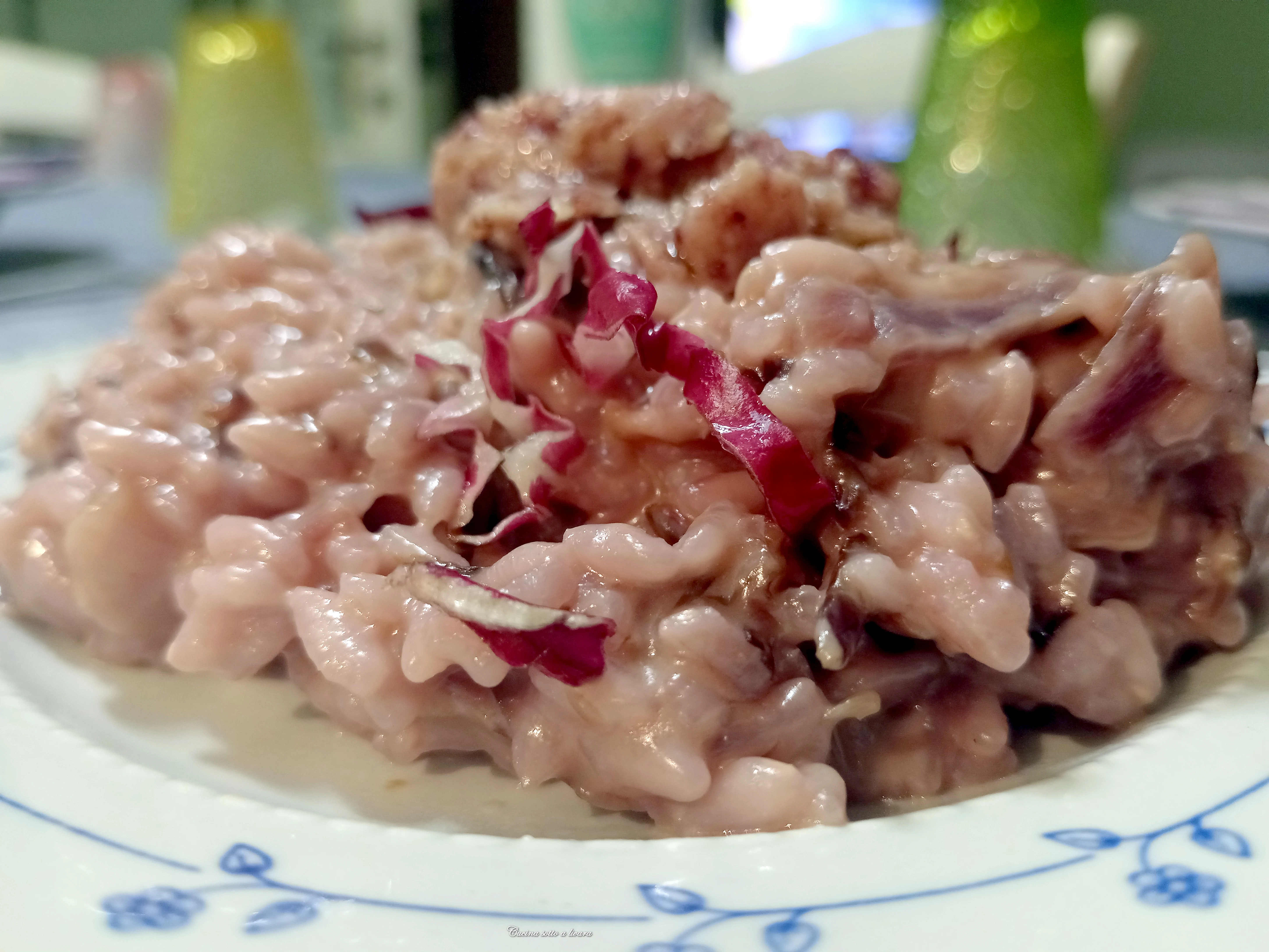 Risotto al radicchio rosso e taleggio